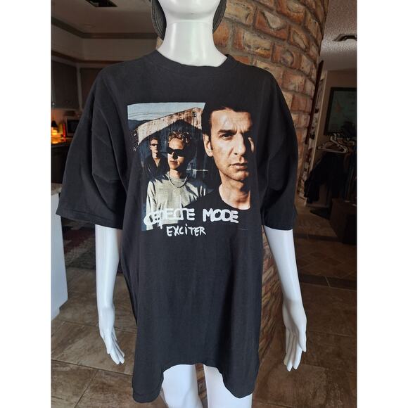 Depeche Mode Exciter Tour 2001 Concert Tee XL – Big! Tag Vintage Band Shirt - Picture 8 of 9